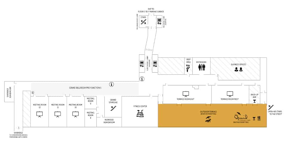 Davenport Grand The Grand Terrace Rooftop Venue The Davenport Grand