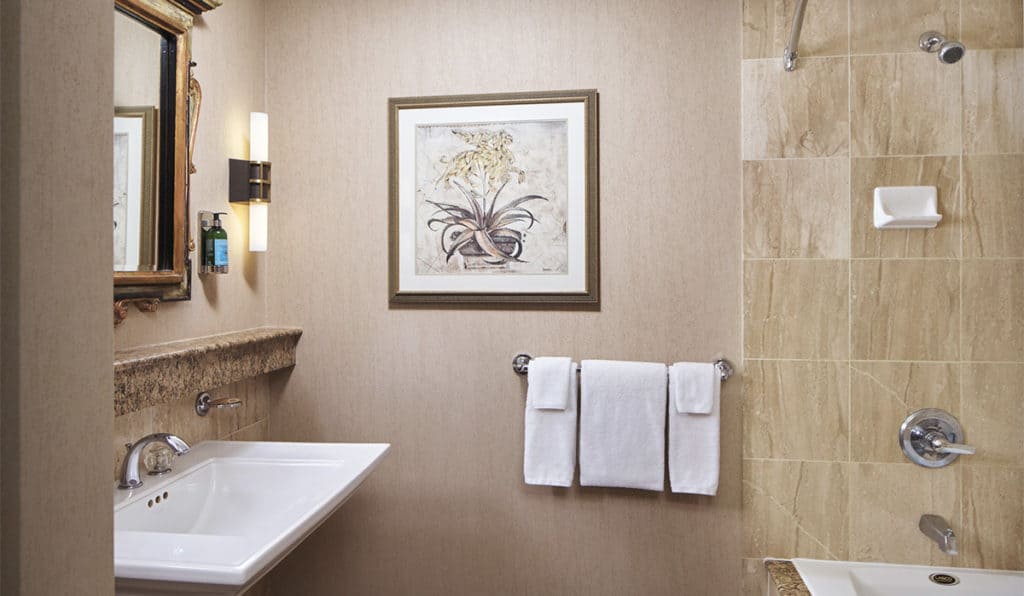 Davenport Lusso Deluxe Room Bathroom
