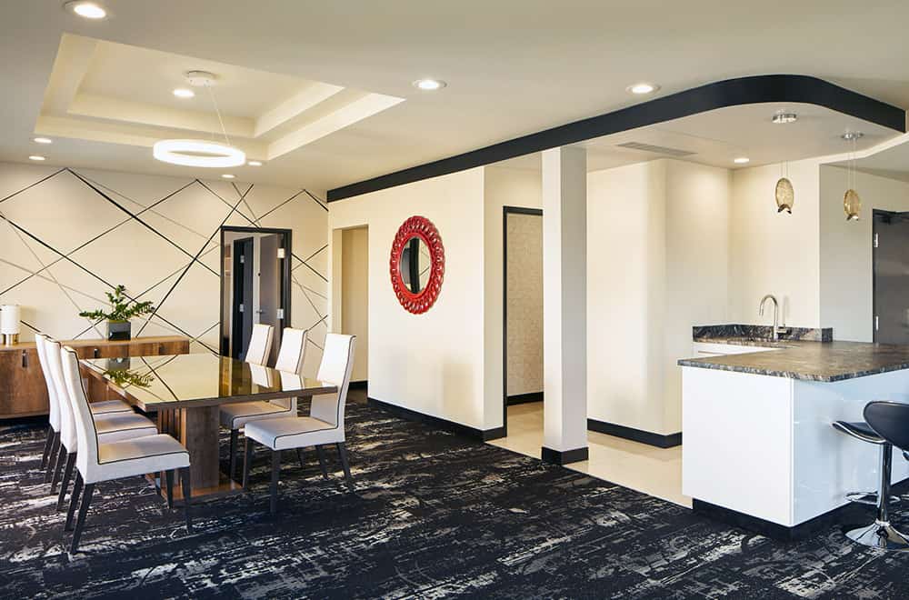 Table and kitchenette | Presidential Suite | Davenport Centennial