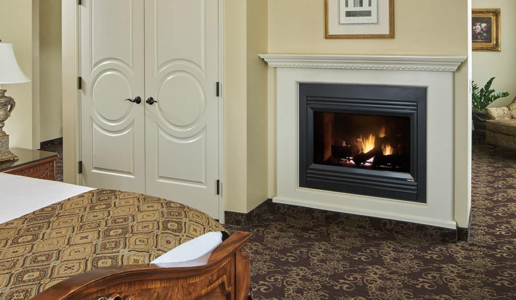 Fireplace in Cutter Suite | Historic Davenport