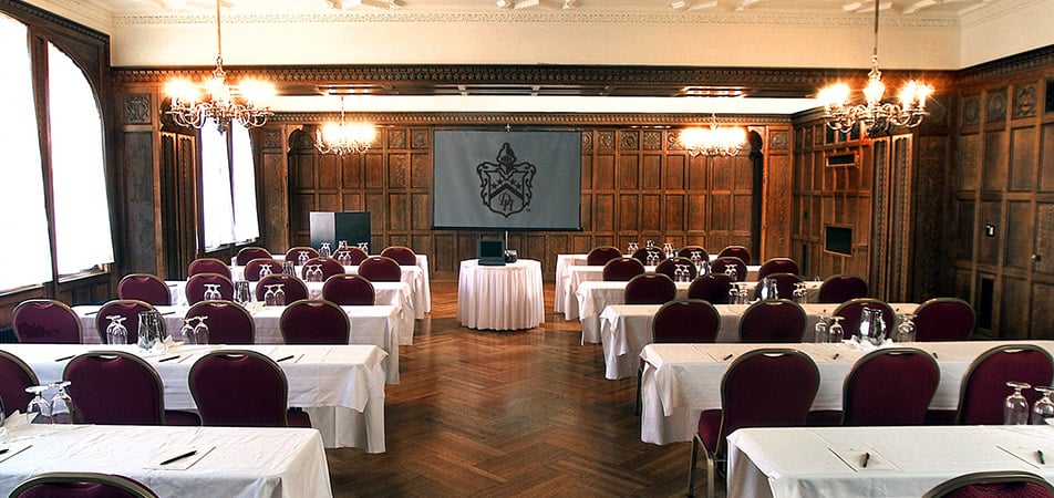 Elizabethan Event Hall | Historic Davenport | long tables