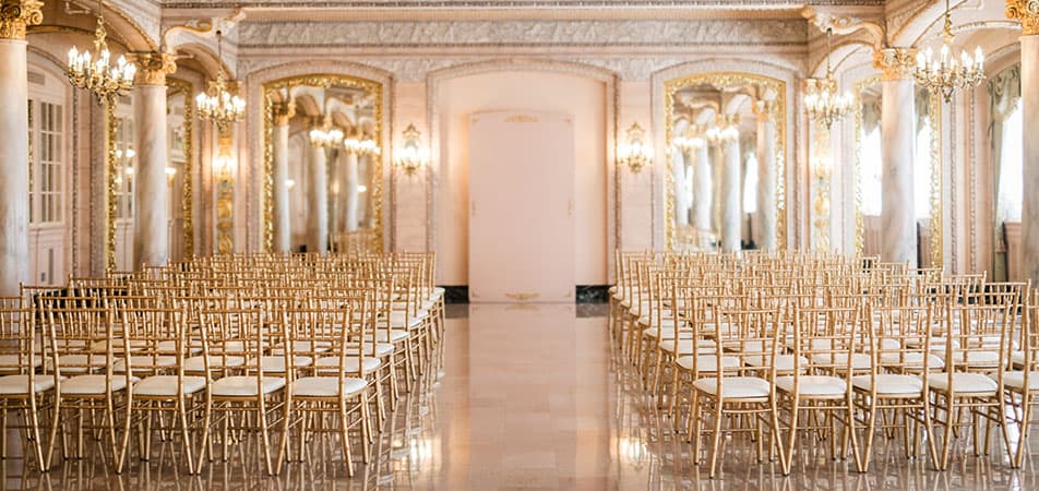Isabella Room- Event/Wedding Hall with chairs | Historic Davenport