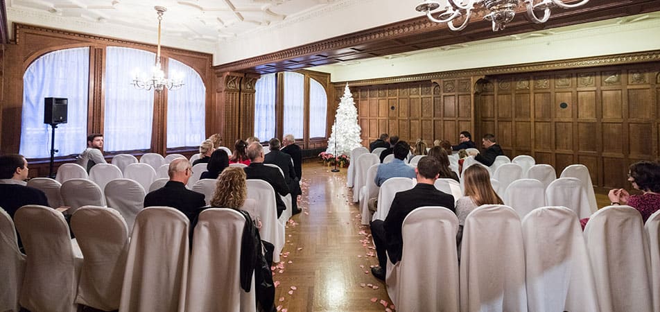 Elizabethan Event Hall | Historic Davenport | Wedding Setup