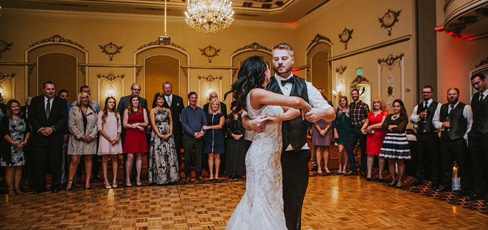 Pennington Ballroom | Historic Davenport | Wedding Dance