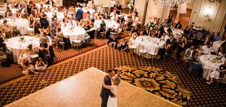 Pennington Ballroom - Set for Wedding | Historic Davenport