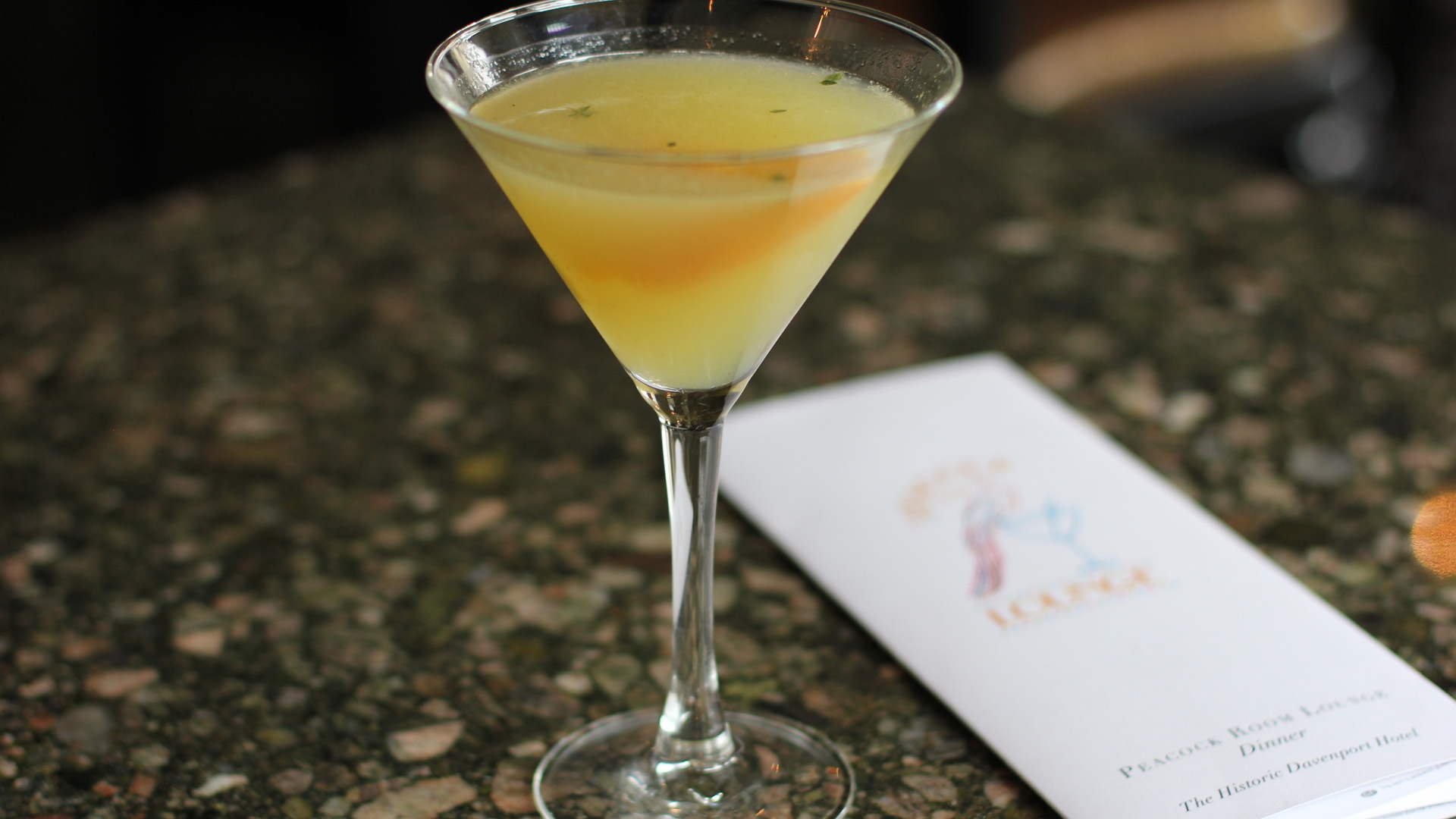 Yellow cocktail