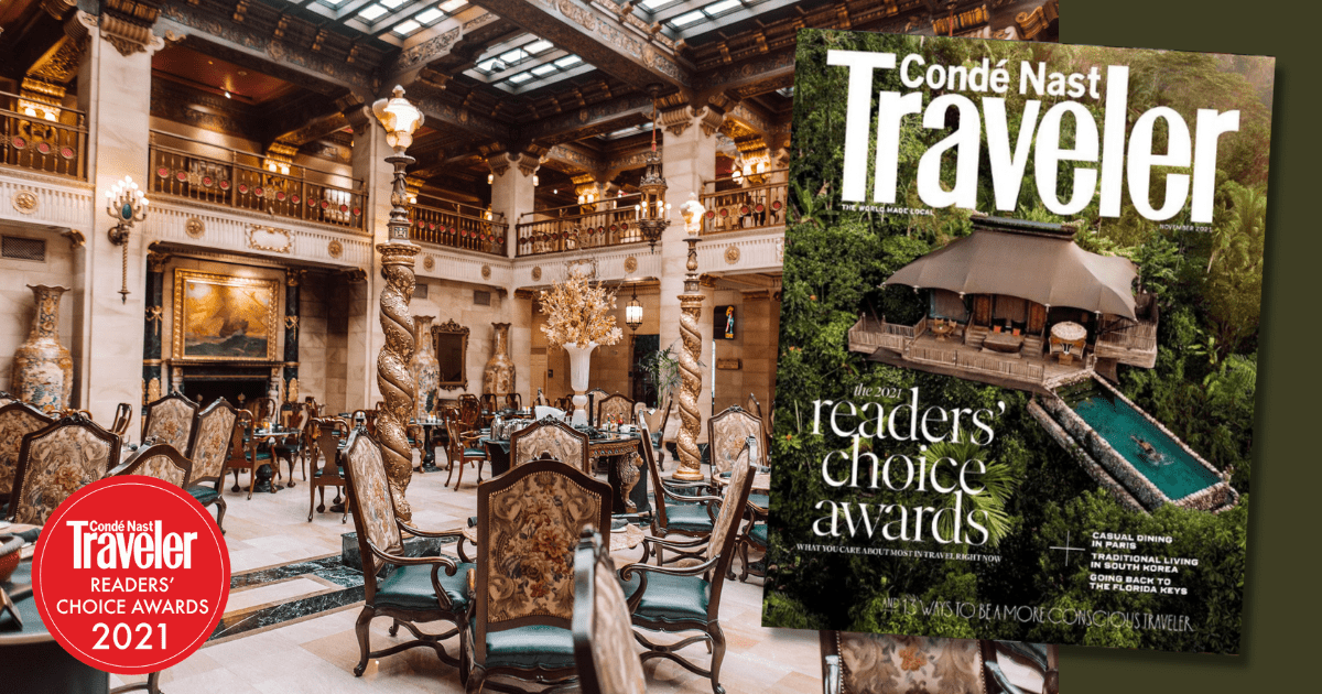 Historic Davenport Awarded Top Hotel in the Condé Nast Traveler Readers’ Choice Awards>