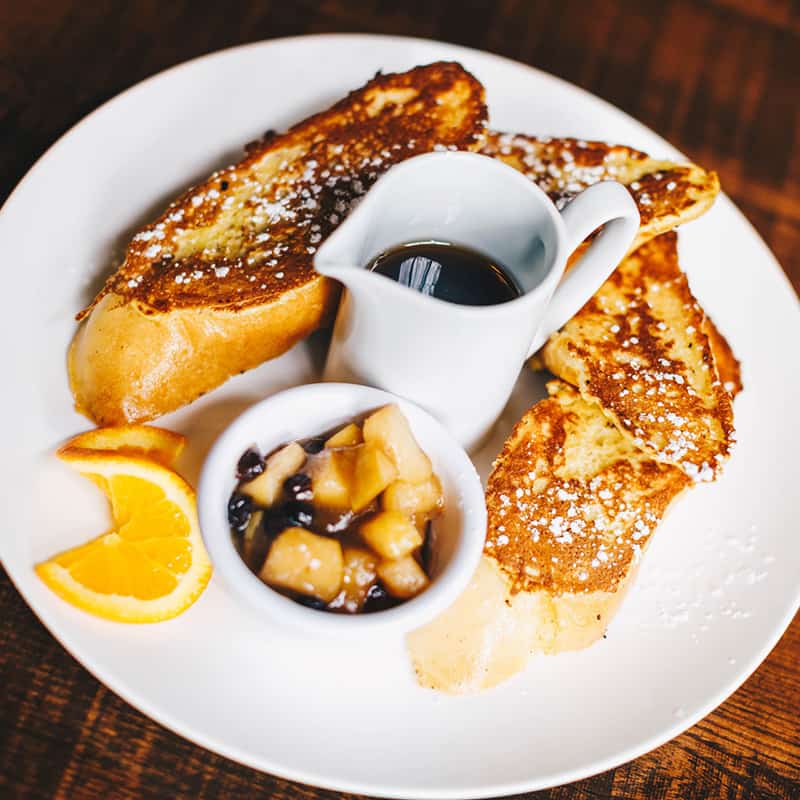 Food | French Toast with Syrup and Fruit | Centennial | Dining