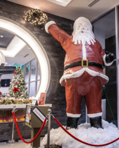 Crescent Santa at the Davenport Grand